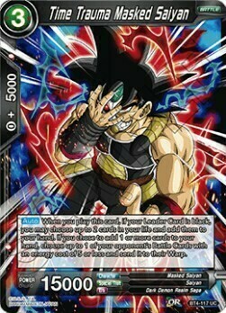 Time Trauma Masked Saiyan Card Front