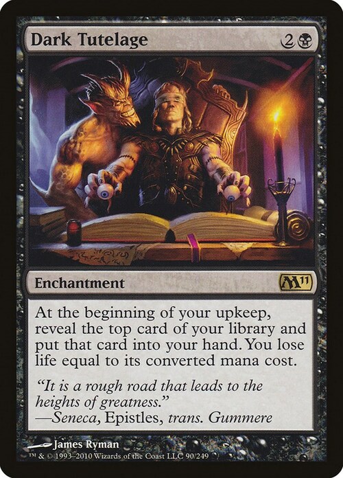 Dark Tutelage Card Front