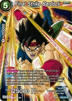 Final Strike Bardock Card Front