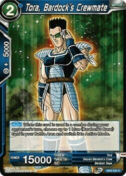 Tora, Bardock's Crewmate Card Front