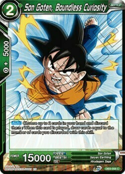 Son Goten, Boundless Curiosity Card Front