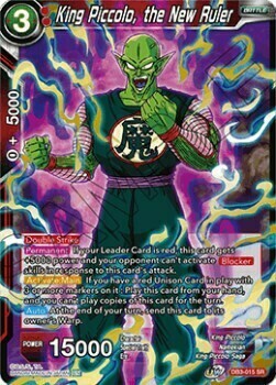 King Piccolo, the New Ruler Card Front