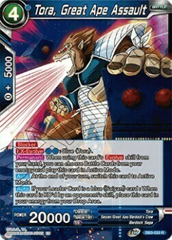 Tora, Great Ape Assault Card Front