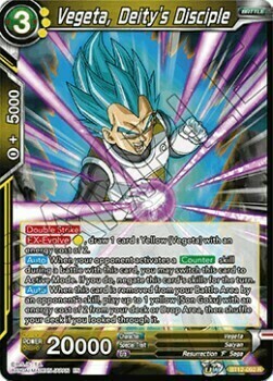 Vegeta, Deity's Disciple Card Front