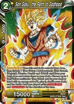 Son Goku, the Path to Godhood Card Front