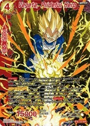 Vegeta, Prideful Hero