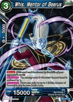 Whis, Mentor of Beerus Card Front