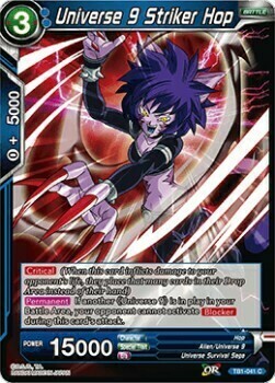 Universe 9 Striker Hop Card Front