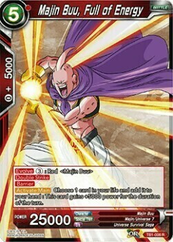 Majin Buu, Full of Energy Card Front