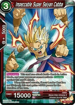 Impeccable Super Saiyan Cabba Card Front