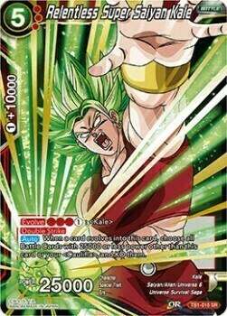 Relentless Super Saiyan Kale Card Front