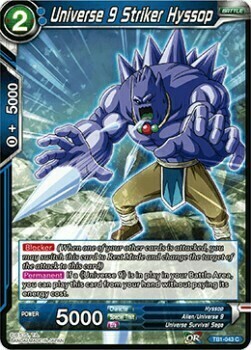 Universe 9 Striker Hyssop Card Front