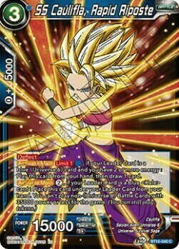 SS Caulifla, Rapid Riposte Card Front