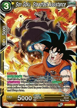 Son Goku, Steadfast Assistance Card Front