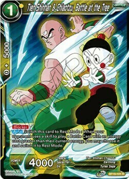 Tien Shinhan & Chiaotzu, Battle at the Tree Card Front