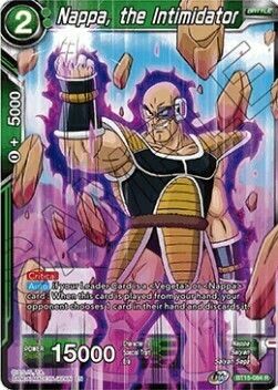 Nappa, the Intimidator Card Front