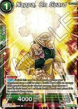 Nappa, On Guard Card Front