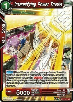 Intensifying Power Trunks Card Front