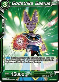 Godstrike Beerus Card Front