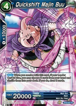 Quickshift Majin Buu Card Front