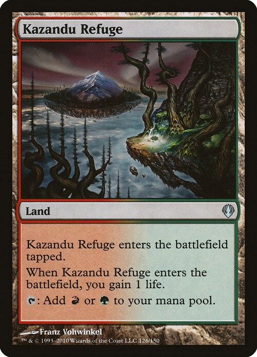 Kazandu Refuge Card Front