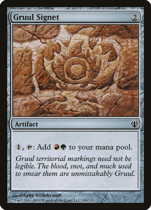 Gruul Signet Card Front