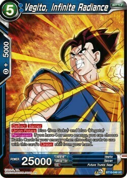 Vegito, Infinite Radiance Card Front