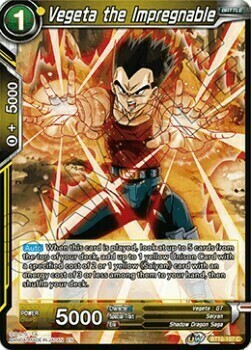 Vegeta the Impregnable Card Front