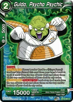 Guldo, Psycho Psychic Card Front