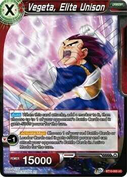 Vegeta, Elite Unison Card Front