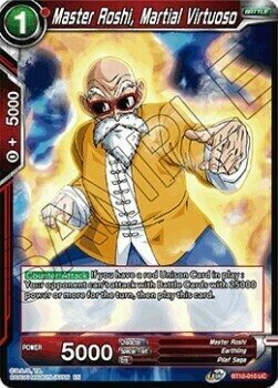 Master Roshi, Martial Virtuoso Card Front