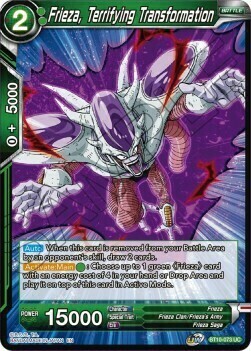 Frieza, Terrifying Transformation Card Front