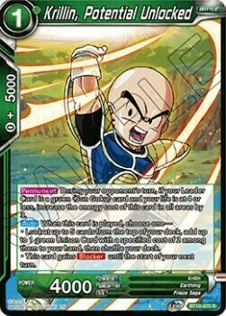 Krillin, Potential Unlocked Card Front