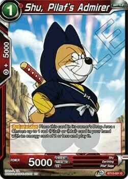 Shu, Pilaf's Admirer Card Front