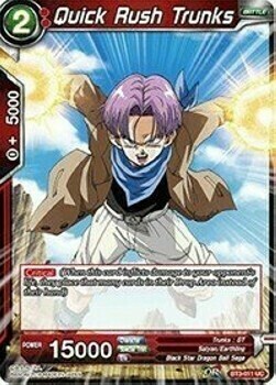 Quick Rush Trunks Card Front