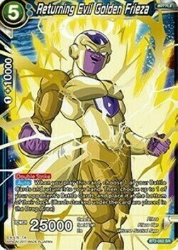 Returning Evil Golden Frieza Card Front