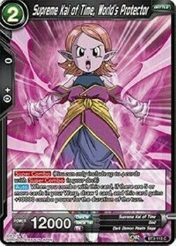 Supreme Kai of Time, World's Protector Card Front