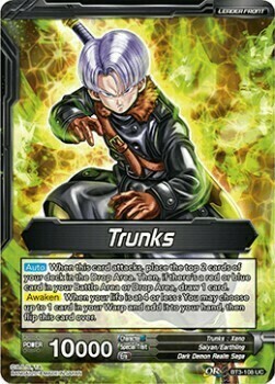 Trunks // Super Saiyan Trunks, Protector of Time Card Front