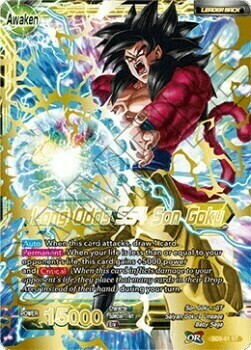 Long Odds SS4 Son Goku Card Front