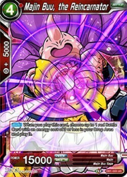 Majin Buu, the Reincarnator Card Front