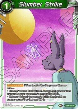 Slumber Strike Card Front