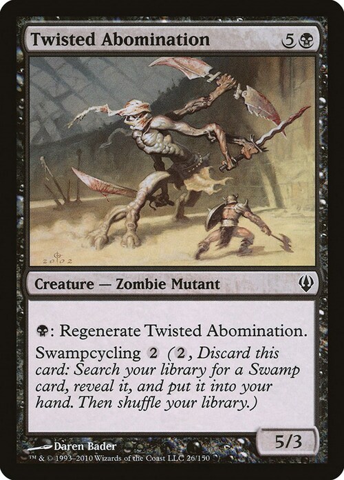 Twisted Abomination Card Front