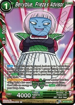 Berryblue, Frieza's Advisor Card Front