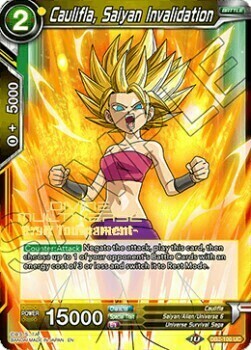 Caulifla, Saiyan Invalidation Card Front