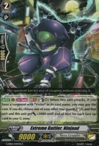 Extreme Battler, Ninjaad Card Front