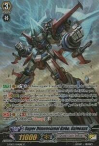 Super Dimensional Robo, Dainexus Card Front