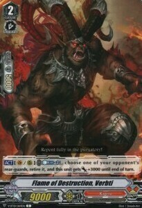 Flame of Destruction, Verbti Card Front