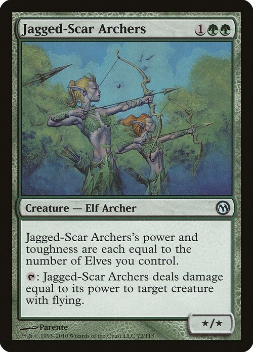 Jagged-Scar Archers Card Front