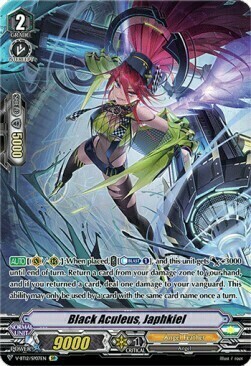 Black Aculeus, Japhkiel Card Front