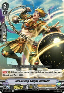 Sun-loving Knight, Cuthred Card Front